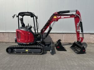 Bobcat E55 – Mini-Pelle sur Chenilles 5,5 Tonnes – Moteur Diesel – Année 2016 – Équipée pour les Travaux Intensifs