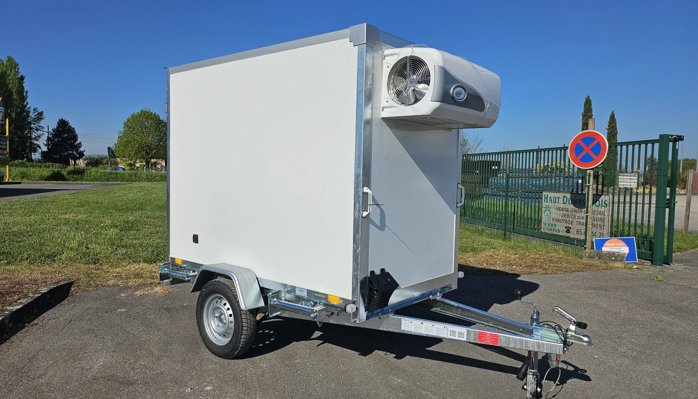 Remorque fourgon Frigorifique 750 Kg – Image 3